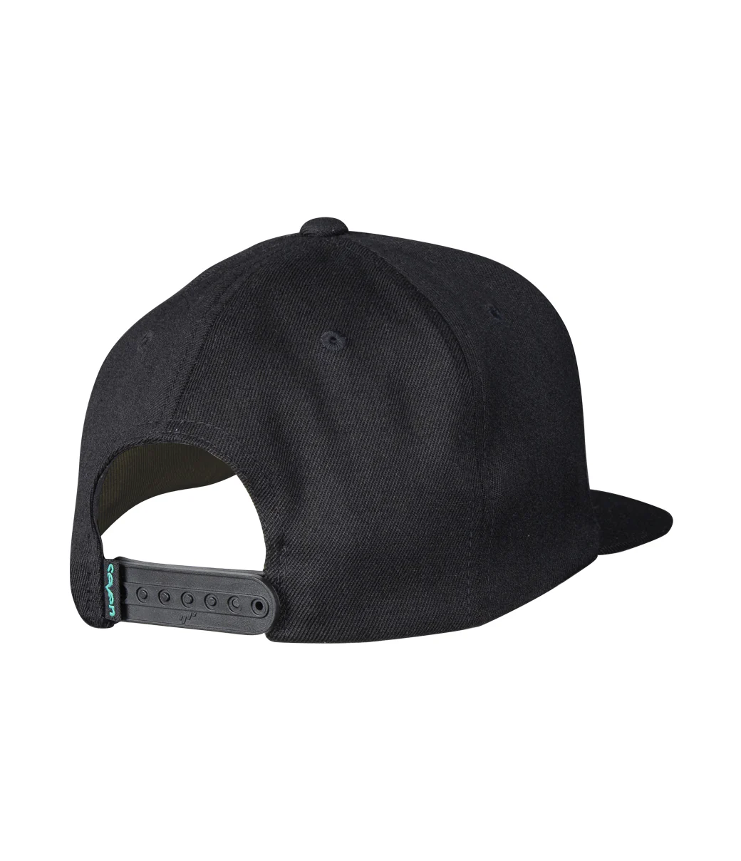 Dot Patch Hat Black - Image 2