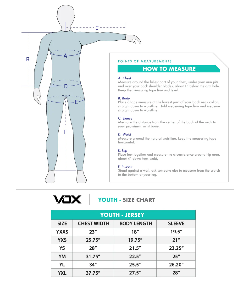 Youth Vox Fracture Jersey - Black/White - Image 3
