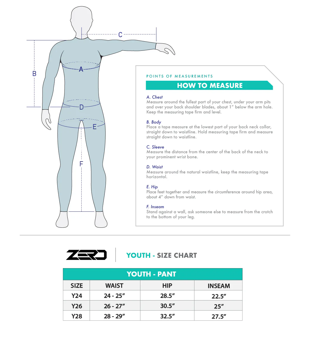 Youth Zero Hijack Pant - Cyan - Image 3