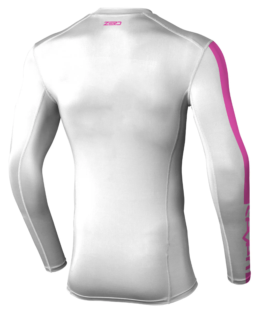 Zero Compression Jersey - White/Pink - Image 2