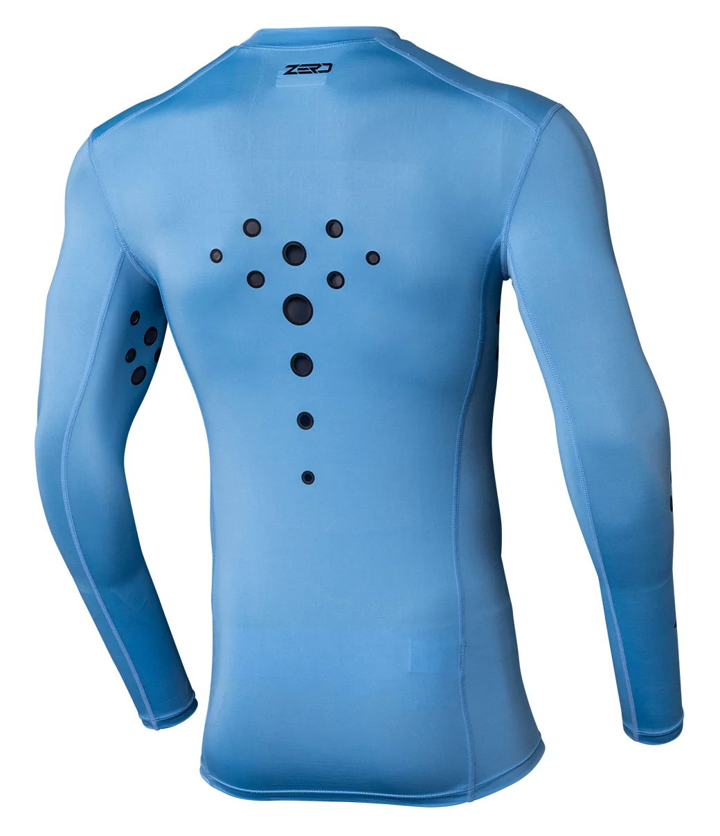 Zero Laser Cut Compression Jersey - Blue - Image 2