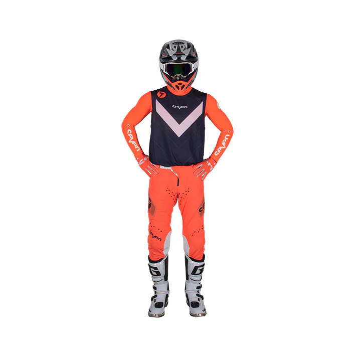 Zero Laser Cut Compression Jersey - Coral - Image 3