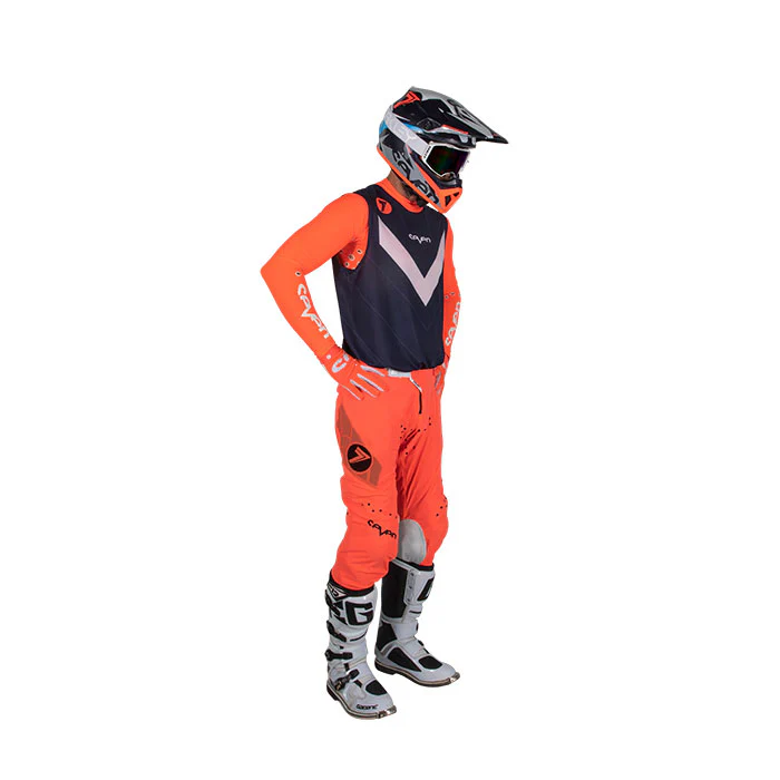 Zero Laser Cut Compression Jersey - Coral - Image 5