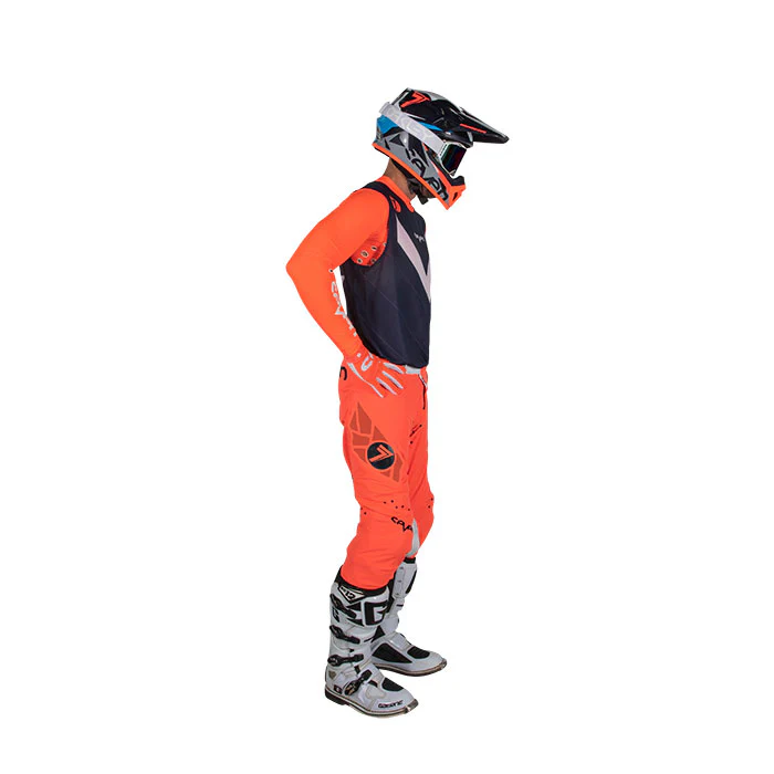 Zero Laser Cut Compression Jersey - Coral - Image 6