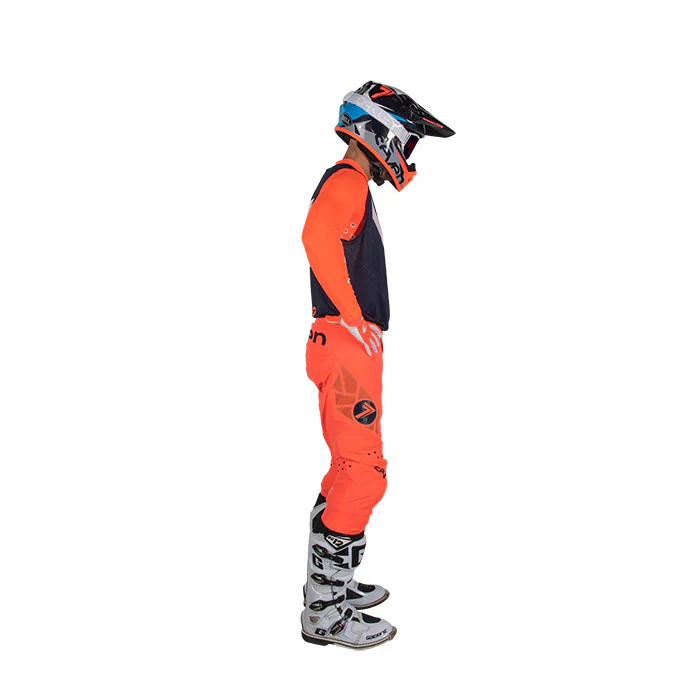 Zero Laser Cut Compression Jersey - Coral - Image 7