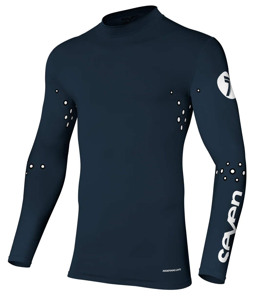 Zero Laser Cut Compression Jersey - Navy
