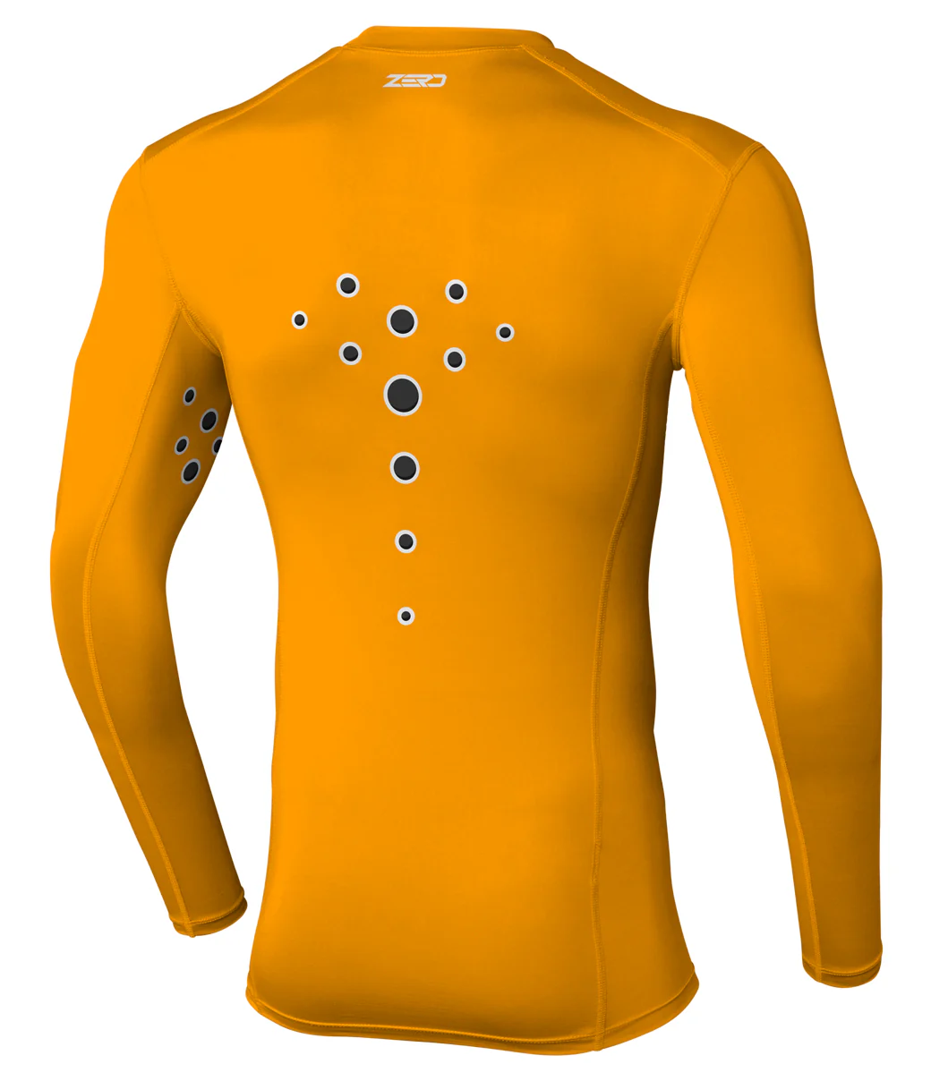 Zero Laser Cut Compression Jersey - Orange - Image 2
