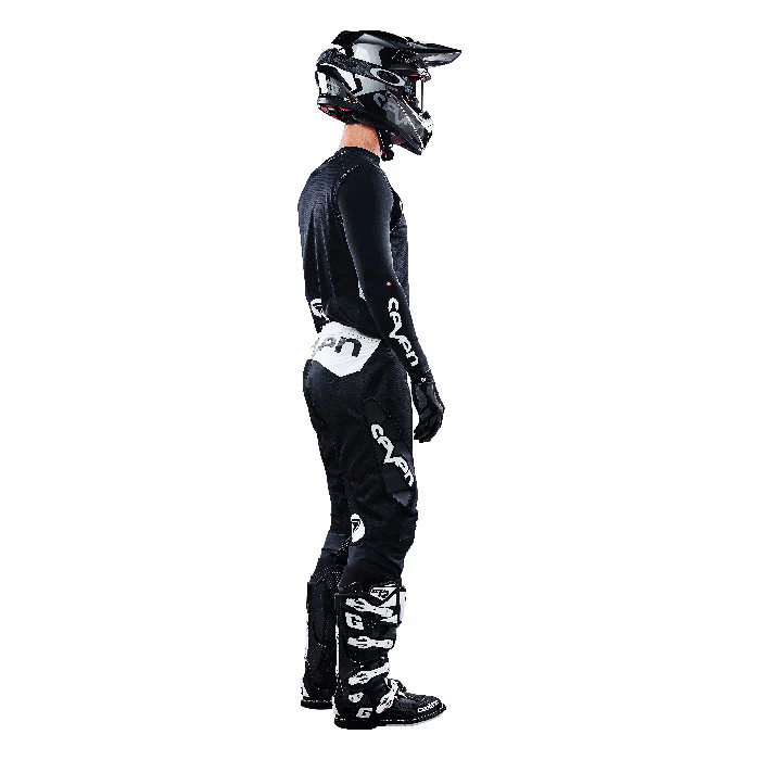 Zero Staple Laser Cut Compression Jersey - Black - Image 14