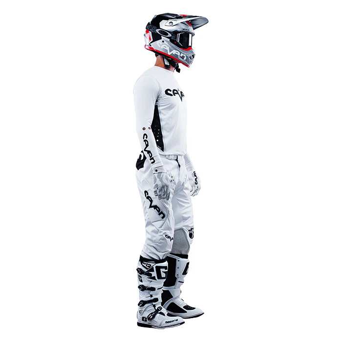 Zero Staple Laser Cut Compression Jersey - White - Image 16