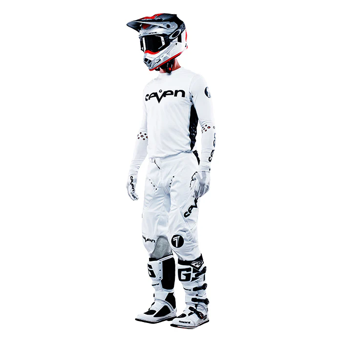 Zero Staple Laser Cut Compression Jersey - White - Image 5