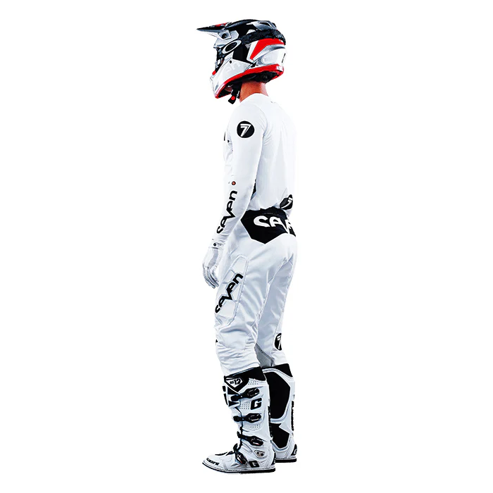 Zero Staple Laser Cut Compression Jersey - White - Image 8